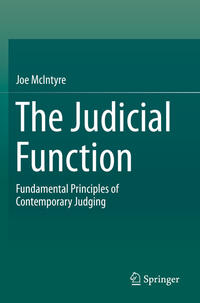 Vorderes Coverbild The Judicial Function