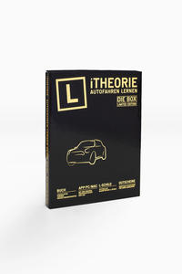 Vorderes Coverbild iTHEORIE Autofahren lernen 2020/2021 LIMITED EDITION BLACK