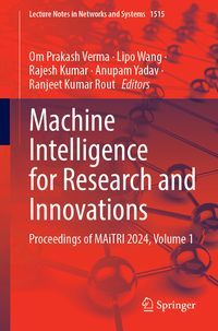 Vorderes Coverbild Machine Intelligence for Research and Innovations