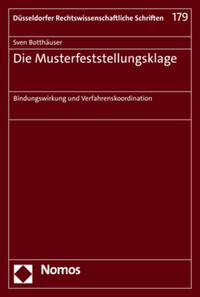 Vorderes Coverbild Die Musterfeststellungsklage