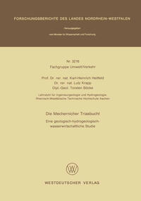Vorderes Coverbild Die Mechernicher Triasbucht
