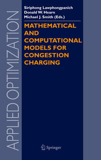 Vorderes Coverbild Mathematical and Computational Models for Congestion Charging