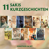 Vorderes Coverbild 11 Sakis Kurzgeschichten (11 Bücher + Audio-Online) - Frank-Lesemethode - Kommentierte zweisprachige Ausgabe Englisch-Deutsch