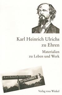 Vorderes Coverbild Karl Heinrich Ulrichs zu Ehren