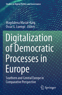Vorderes Coverbild Digitalization of Democratic Processes in Europe