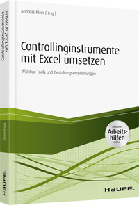 Vorderes Coverbild Controllinginstrumente mit Excel umsetzen - inkl. Arbeitshilfen online