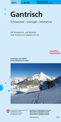 Vorderes Coverbild 253S Gantrisch Schneesportkarte