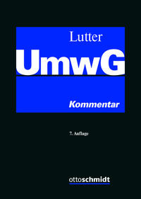 Vorderes Coverbild UmwG