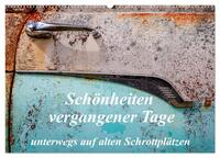 Vorderes Coverbild Schönheiten vergangener Tage - unterwegs auf alten Schrottplätzen (Wandkalender 2025 DIN A2 quer), CALVENDO Monatskalender