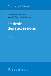 Vorderes Coverbild Le droit des successions