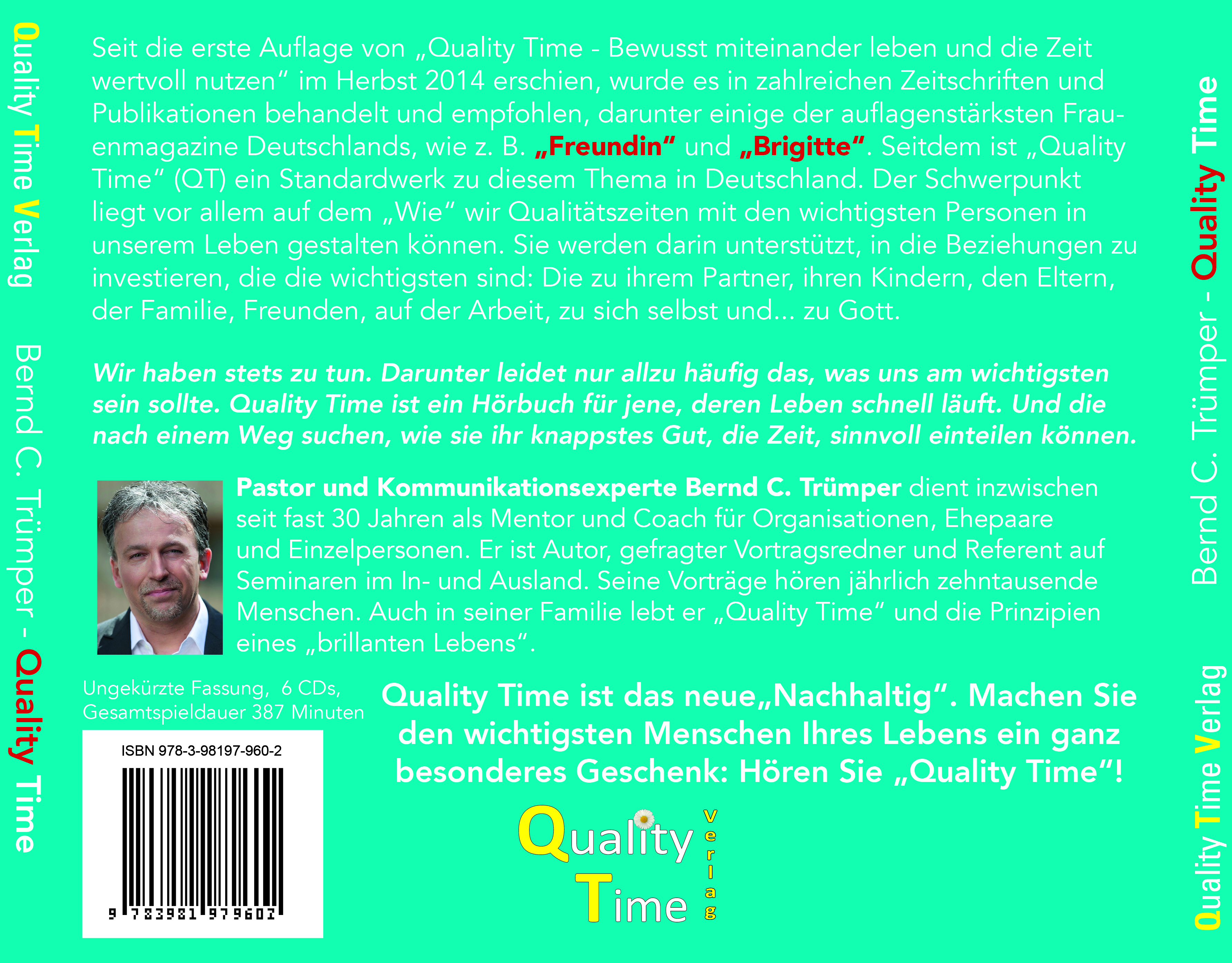 Rückseitencover Quality Time