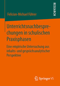 Vorderes Coverbild Unterrichtsnachbesprechungen in schulischen Praxisphasen