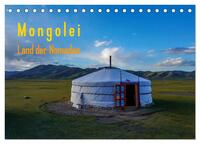 Vorderes Coverbild Mongolei - Land der Nomaden (Tischkalender 2025 DIN A5 quer), CALVENDO Monatskalender