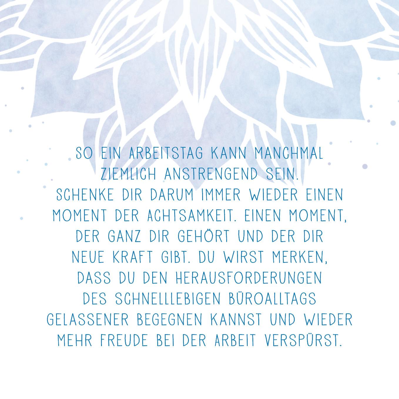 Beispielinhalt (Bild) Achtsamkeit für dich