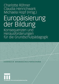 Vorderes Coverbild Europäisierung der Bildung