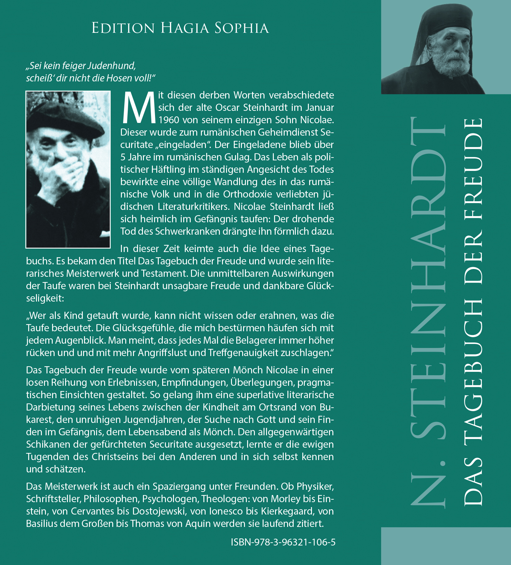 Rückseitencover Das Tagebuch der Freude