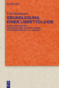 Vorderes Coverbild Grundlegung einer Librettologie
