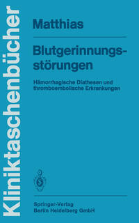 Vorderes Coverbild Blutgerinnungsstörungen