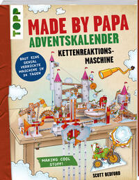 Vorderes Coverbild Made by Papa Adventskalender Kettenreaktionsmaschine