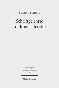 Vorderes Coverbild Schriftgelehrte Traditionsliteratur