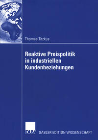 Vorderes Coverbild Reaktive Preispolitik in industriellen Kundenbeziehungen