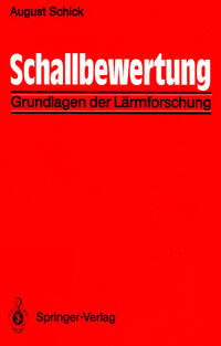 Vorderes Coverbild Schallbewertung