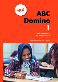 Vorderes Coverbild ABC Domino 1 NEU ? Lehrkommentar und -materialien 2