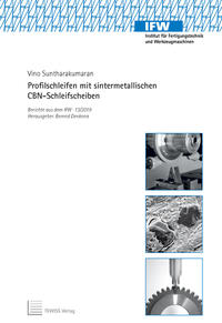 Vorderes Coverbild Profilschleifen mit sintermetallischen CBN-Schleifscheiben