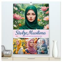 Vorderes Coverbild Stolze Muslima (hochwertiger Premium Wandkalender 2025 DIN A2 hoch), Kunstdruck in Hochglanz