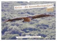 Vorderes Coverbild Geier - die Gesundheitspolizei! (Wandkalender 2025 DIN A3 quer), CALVENDO Monatskalender