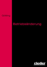 Vorderes Coverbild Betriebsänderung