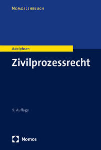 Vorderes Coverbild Zivilprozessrecht