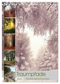 Vorderes Coverbild Traumpfade - Schöne Heimat Sachsen (Tischkalender 2025 DIN A5 hoch), CALVENDO Monatskalender