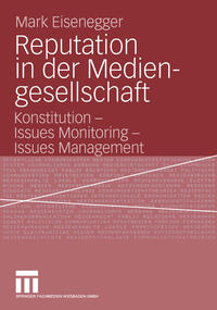 Vorderes Coverbild Reputation in der Mediengesellschaft