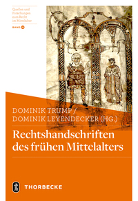 Vorderes Coverbild Rechtshandschriften des frühen Mittelalters