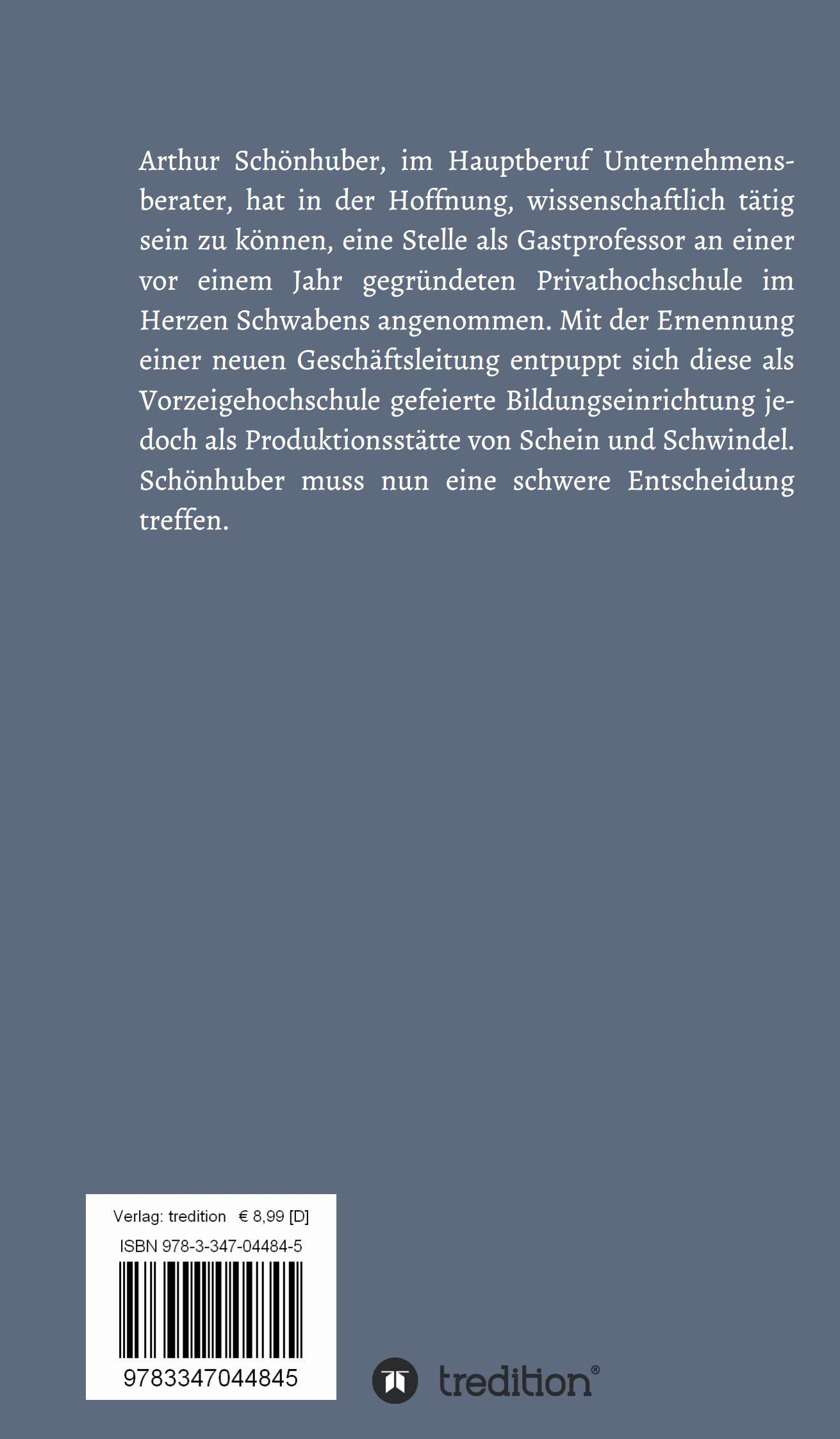 Rückseitencover Die Spätzlesuni
