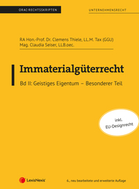 Vorderes Coverbild Immaterialgüterrecht (Skriptum) - Bd II