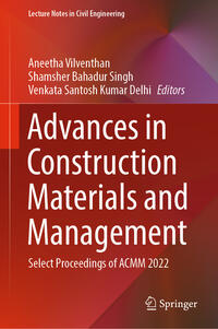 Vorderes Coverbild Advances in Construction Materials and Management