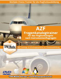 Vorderes Coverbild AZF Fragenkatalogtrainer für das Flugfunkzeugnis nach Instrumentenflugregeln
