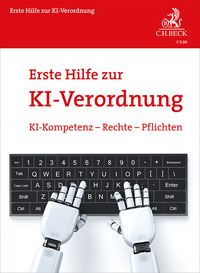 Vorderes Coverbild Erste Hilfe zur KI-Verordnung
