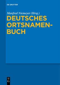 Vorderes Coverbild Deutsches Ortsnamenbuch