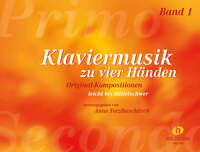 Vorderes Coverbild Klaviermusik zu vier Händen 1