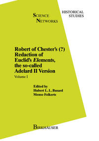 Vorderes Coverbild Robert of Chester’s Redaction of Euclid’s Elements, the so-called Adelard II Version