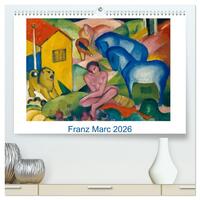 Vorderes Coverbild Franz Marc 2026 (hochwertiger Premium Wandkalender 2026 DIN A2 quer), Kunstdruck in Hochglanz
