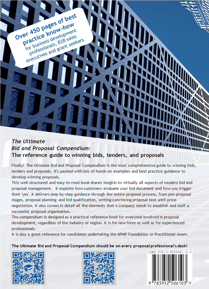 Rückseitencover The Ultimate Bid and Proposal Compendium