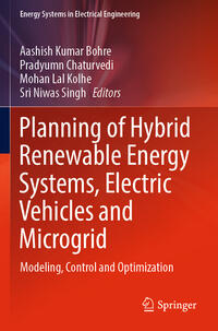 Vorderes Coverbild Planning of Hybrid Renewable Energy Systems, Electric Vehicles and Microgrid