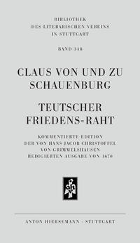 Vorderes Coverbild Teutscher Friedens-Raht