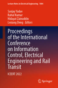 Vorderes Coverbild Proceedings of the International Conference on Information Control, Electrical Engineering and Rail Transit