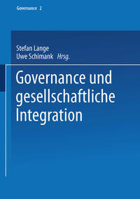 Vorderes Coverbild Governance und gesellschaftliche Integration
