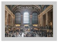 Vorderes Coverbild New York – Von Brooklyn zur Grand Central Station (Tischkalender 2026 DIN A5 quer), CALVENDO Monatskalender